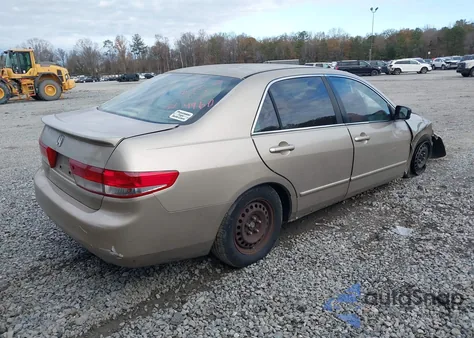 2004 Honda Accord 2.4 Lx from USA, damaged, VIN 3HGCM56374G704960